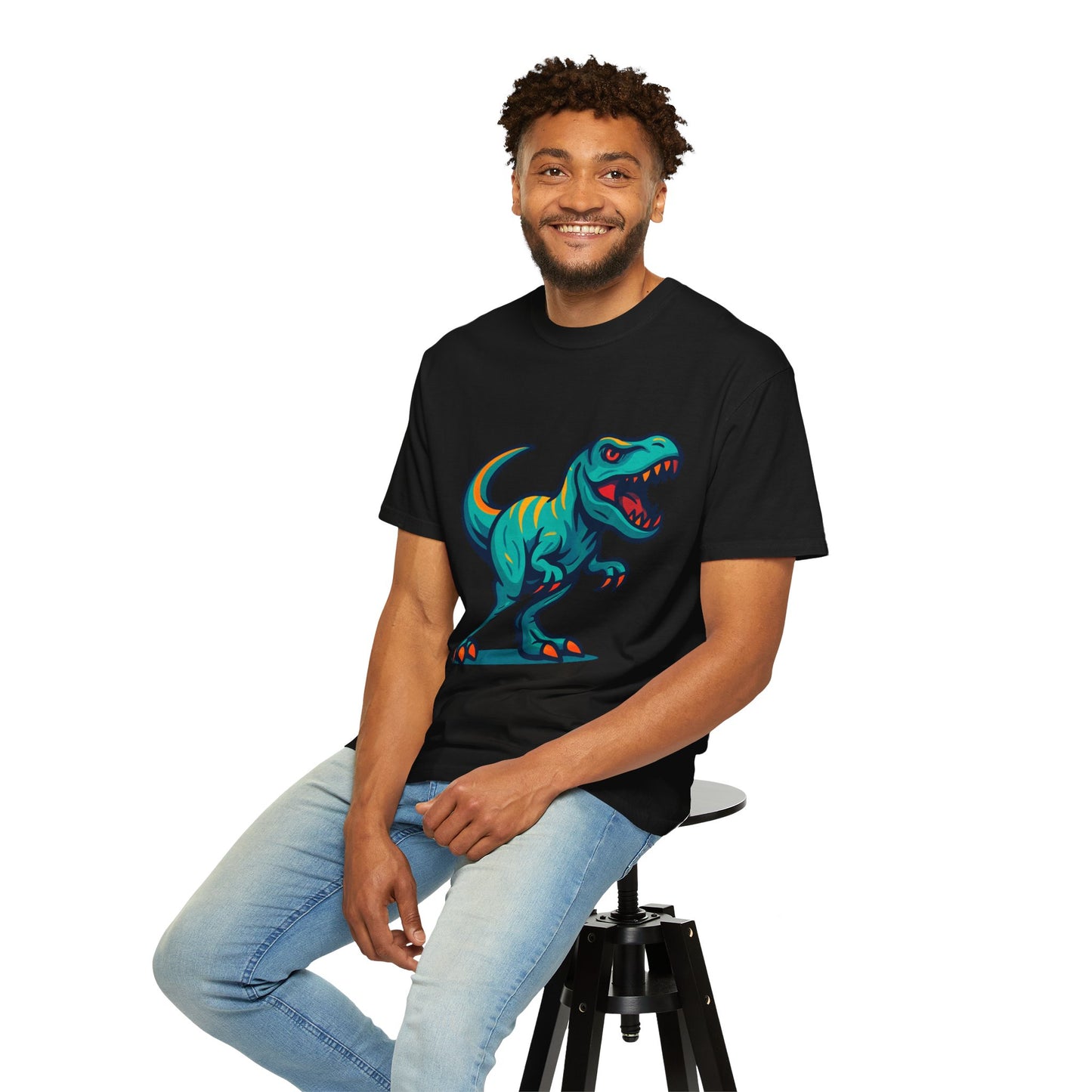 Dinosaur T-Shirt | Fun Cartoon Dino Graphic Tee for Kids & Adults | Unisex Casual Apparel | Perfect Birthday & Holiday Gift