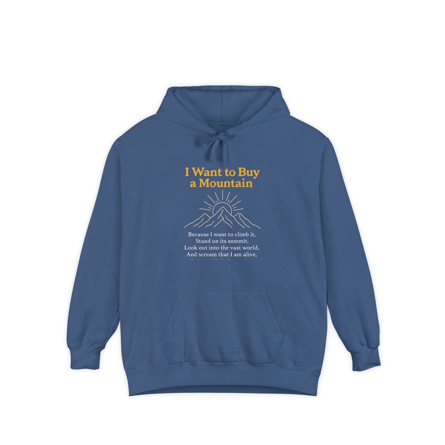 Mountain Lover's Hoodie - Cozy Gift for Adventurers, Perfect for Nature Walks, Outdoor Events, Birthday Present, Travel Enthusiasts