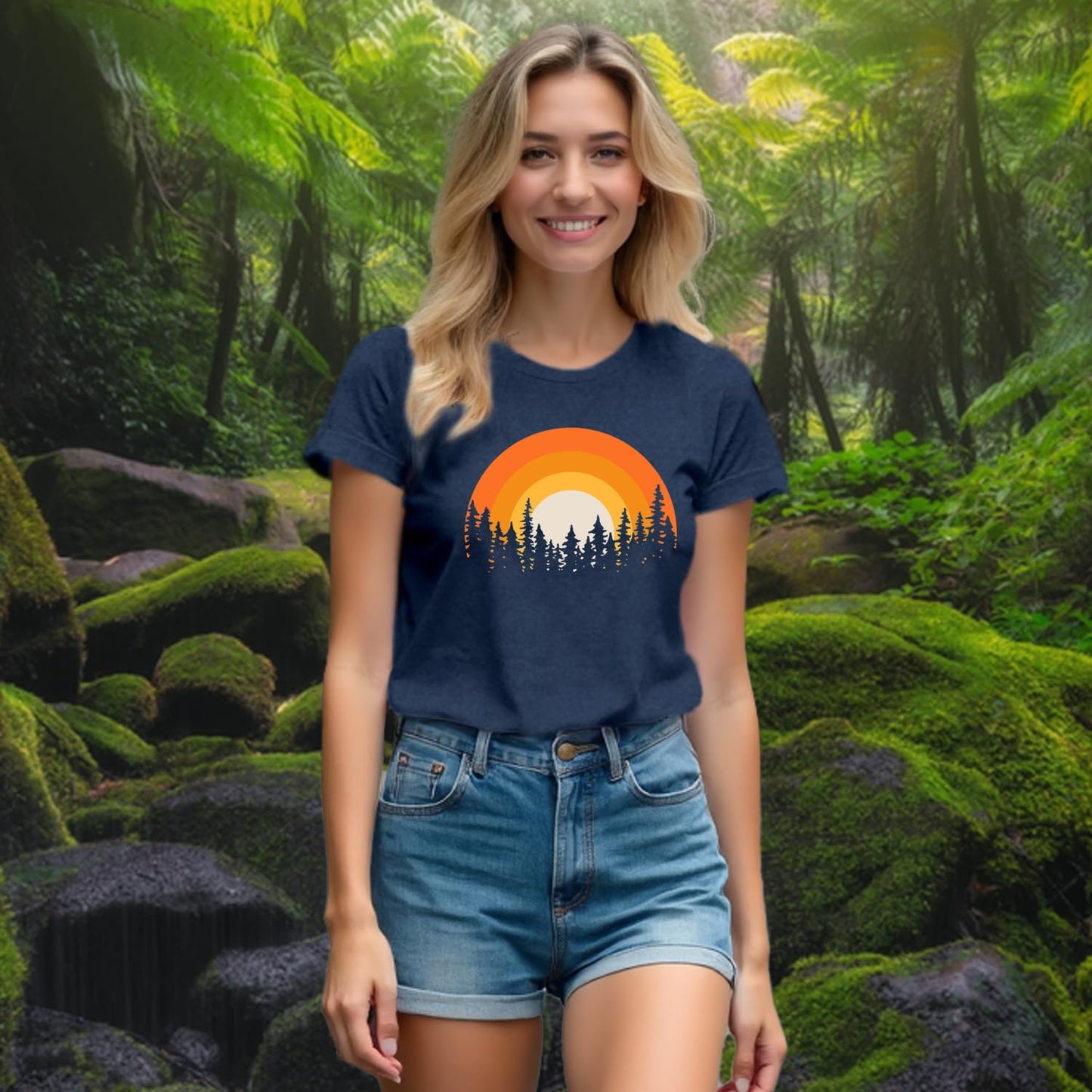 NEWKA Hiking Shirts Women Forest Adventure T-Shirt Nature Travel Lover Tee Outdoor Camping Tops