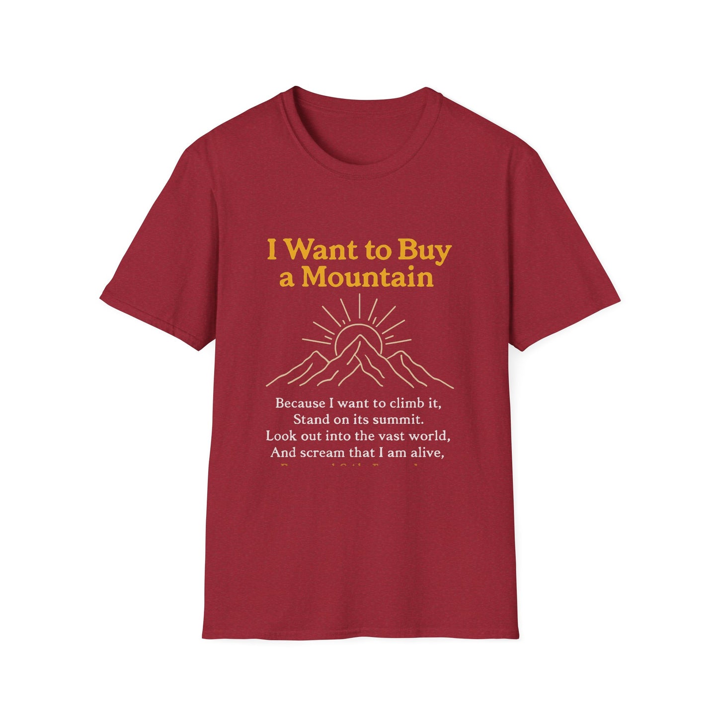 Adventure Awaits T-Shirt, Nature Lover Tee, Mountain Vibes Tee, Inspirational Quote Shirt, Gift for Hikers, Unisex Graphic T-Shirt
