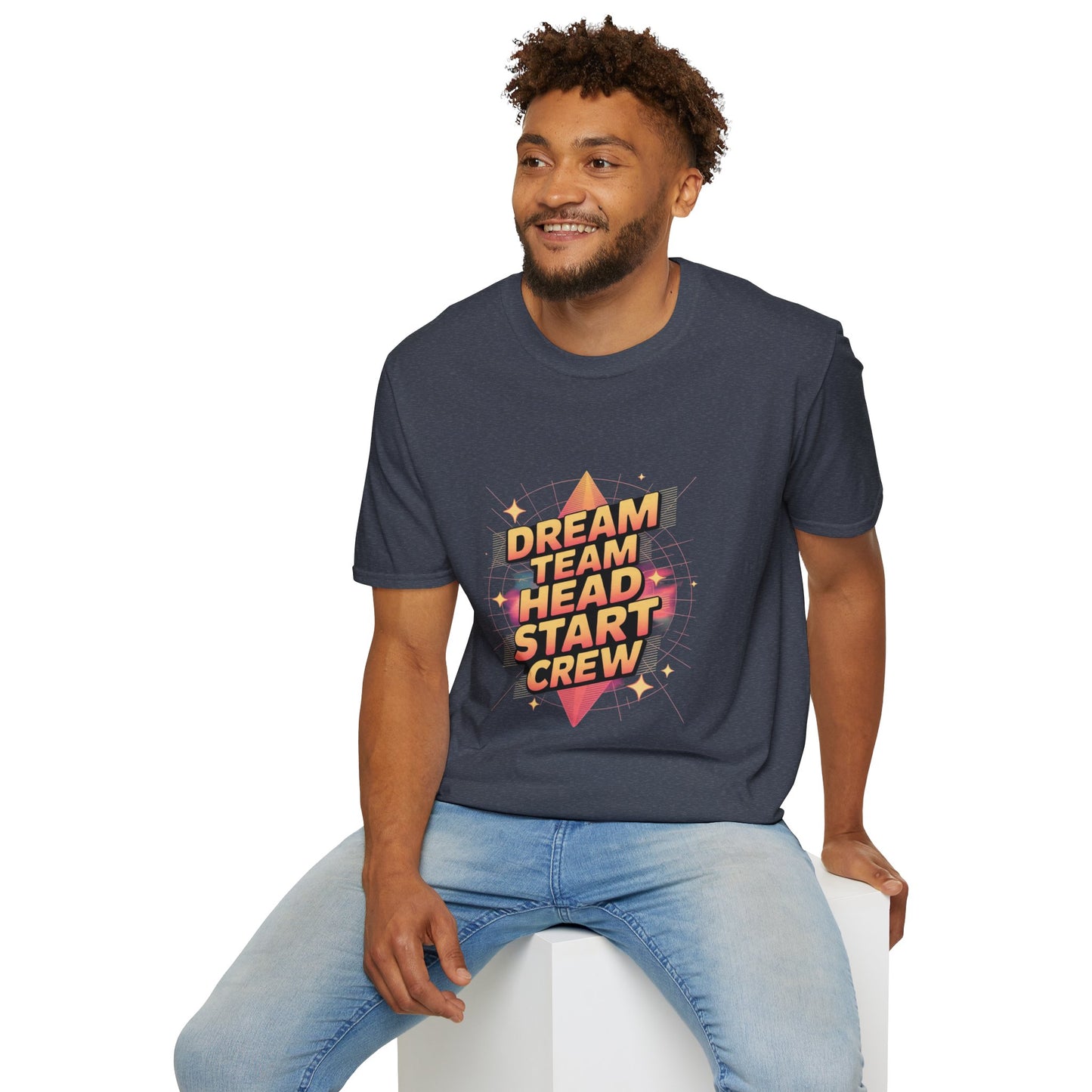 Dream Team Head Start Crew Unisex Softstyle T-Shirt, Motivational Tee, Perfect Gift for Graduates, Team Building Event, Youth Group [...]