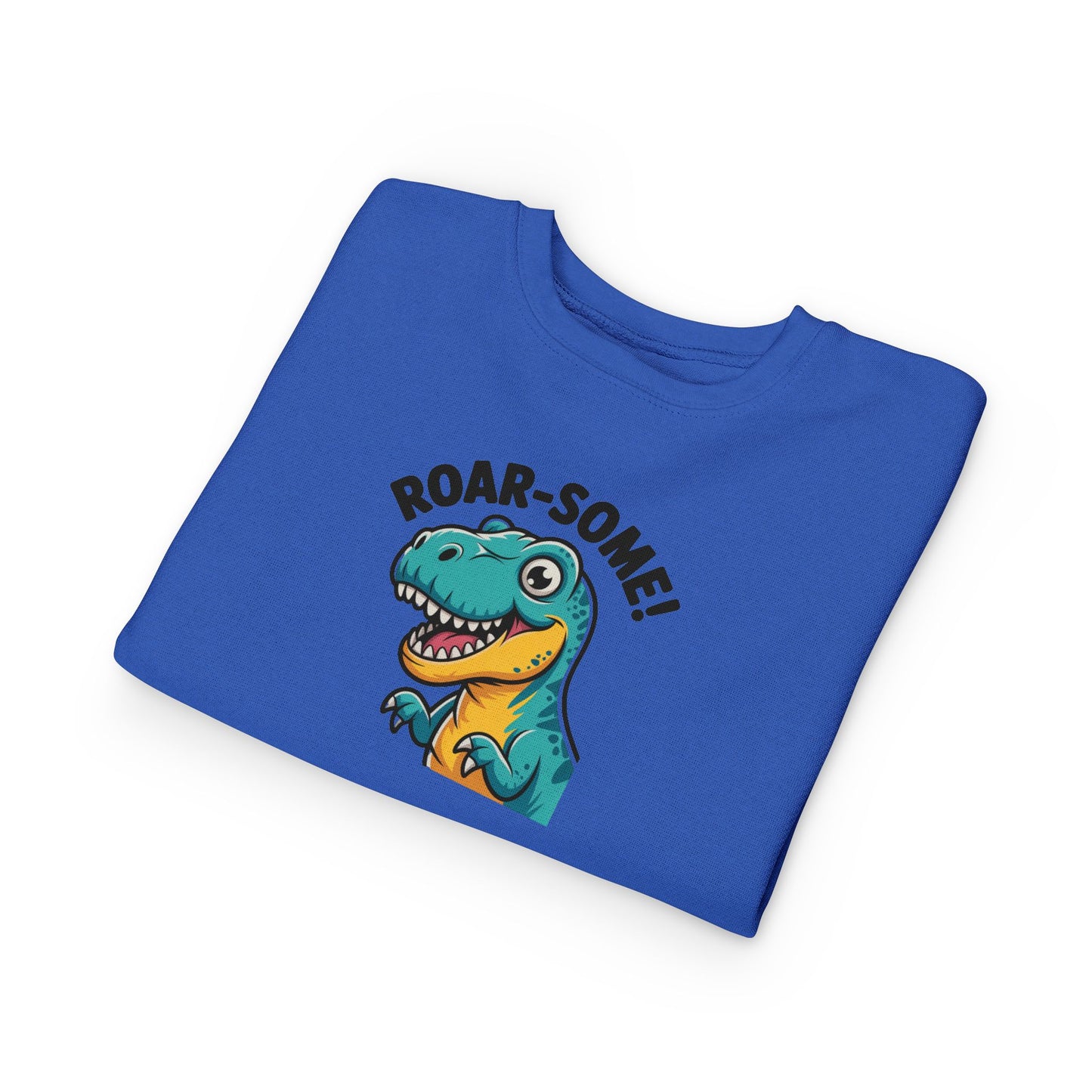 Roar-Some Toddler Dinosaur Sweatshirt | Cute Kids Dino Pullover | Fun Birthday, Playtime & Holiday Gift Apparel