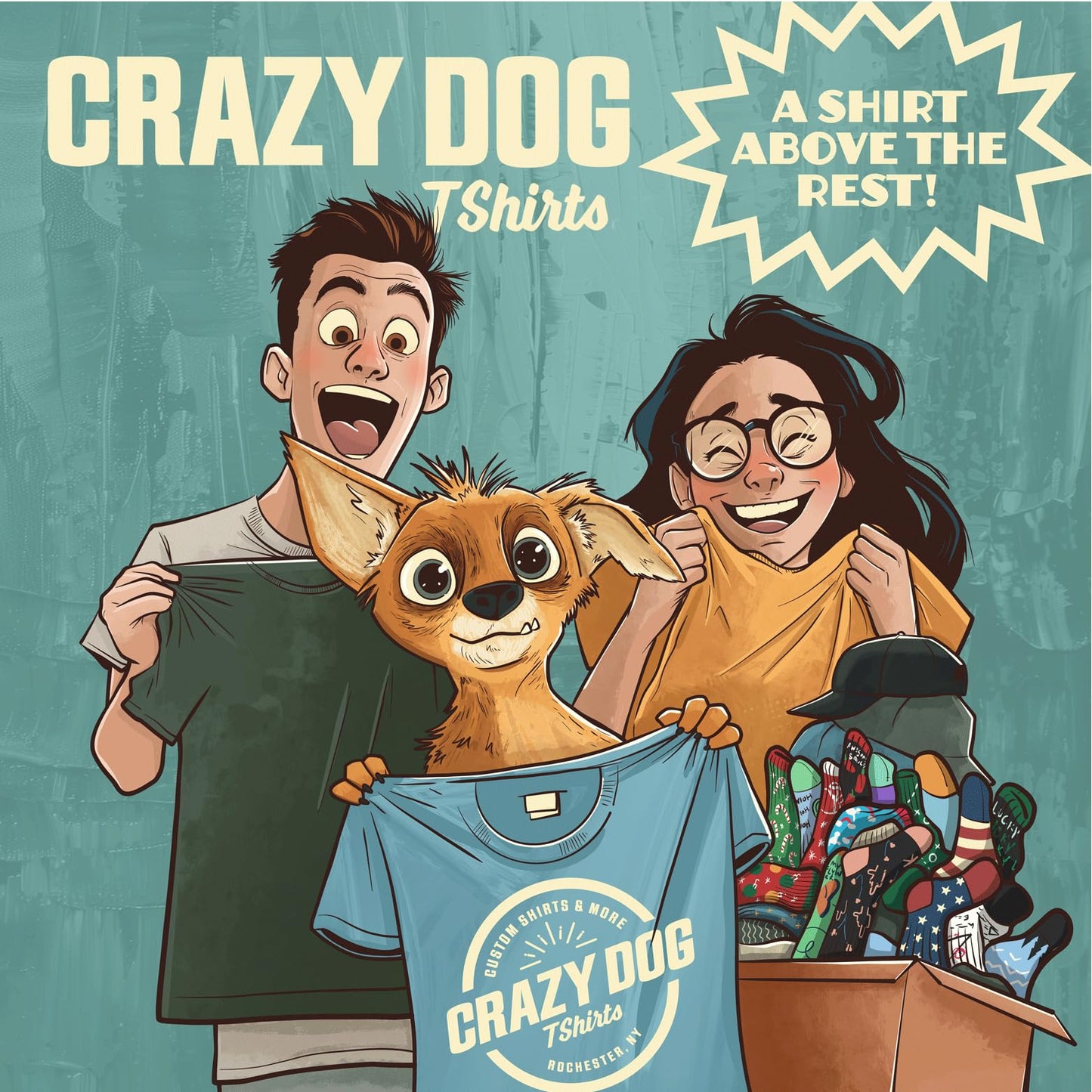 Crazy Dog Men T Shirt Hide and Seek Champion Funny Sasquatch Campfire Story Legend Shirt Bigfoot Tee Humor Witty Graphic Print Heather Navy M