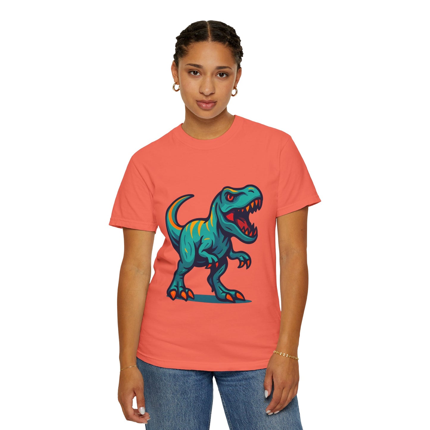 Dinosaur T-Shirt | Fun Cartoon Dino Graphic Tee for Kids & Adults | Unisex Casual Apparel | Perfect Birthday & Holiday Gift