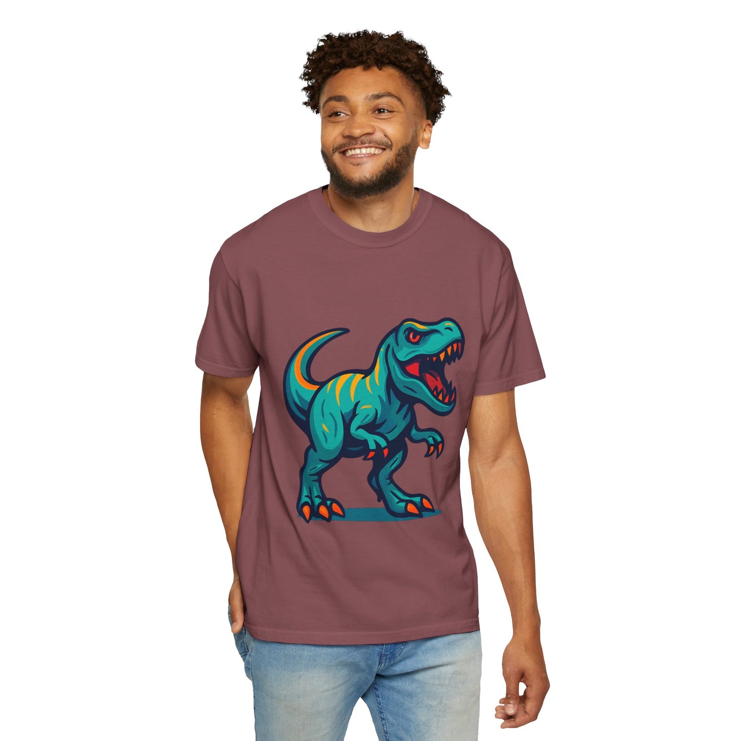 Dinosaur T-Shirt | Fun Cartoon Dino Graphic Tee for Kids & Adults | Unisex Casual Apparel | Perfect Birthday & Holiday Gift