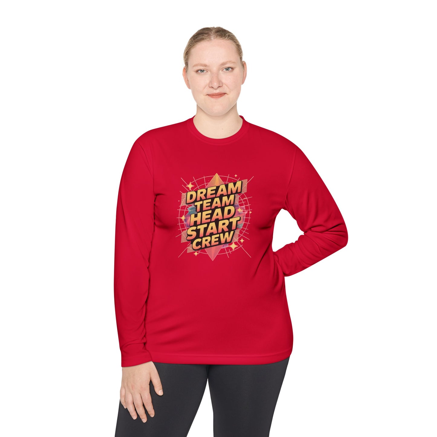 Dream Team Long Sleeve Tee - Lightweight Unisex Top, Perfect for Team Spirit, Casual Wear, Gift for Friends, Motivational Apparel