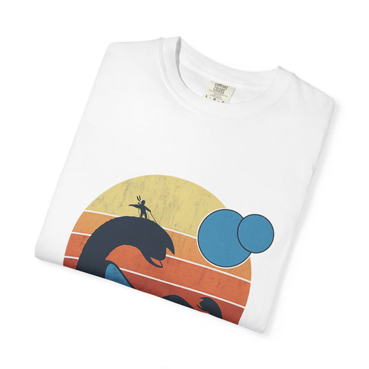 Surf Arrakis Unisex Garment-Dyed T-Shirt, Beach Tee, Summer Shirt, Gift for Surfers, Retro Style T-Shirt