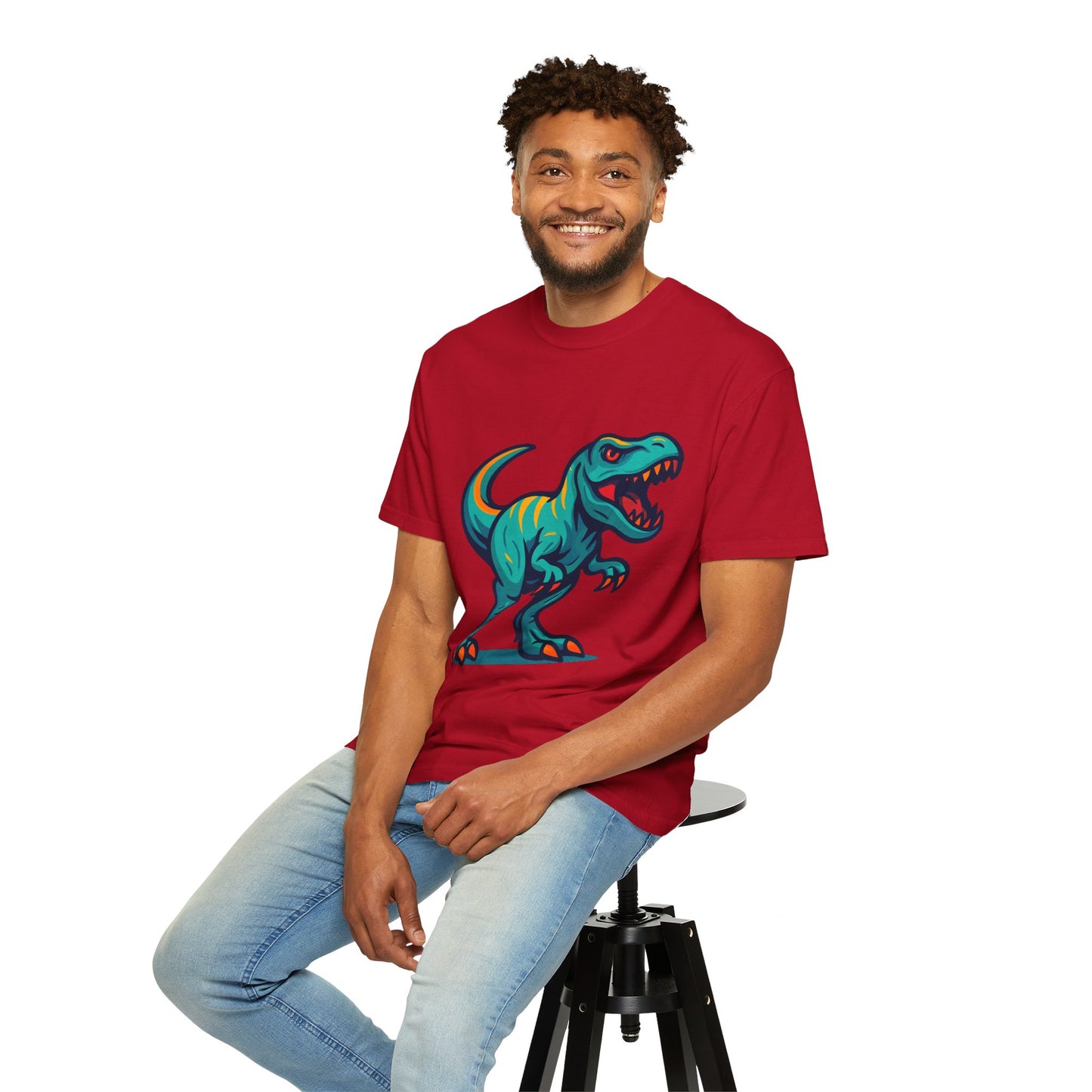Dinosaur T-Shirt | Fun Cartoon Dino Graphic Tee for Kids & Adults | Unisex Casual Apparel | Perfect Birthday & Holiday Gift