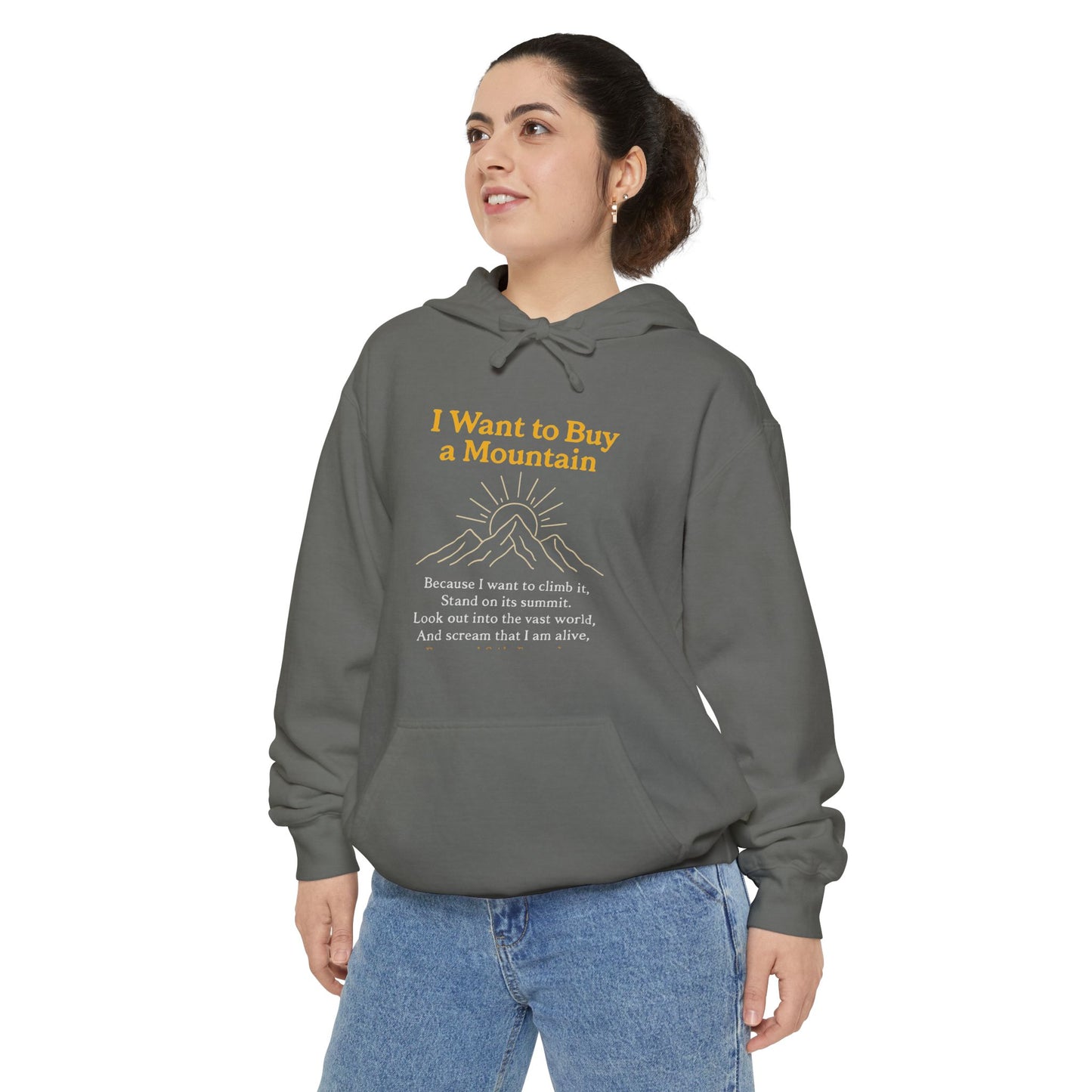 Mountain Lover's Hoodie - Cozy Gift for Adventurers, Perfect for Nature Walks, Outdoor Events, Birthday Present, Travel Enthusiasts