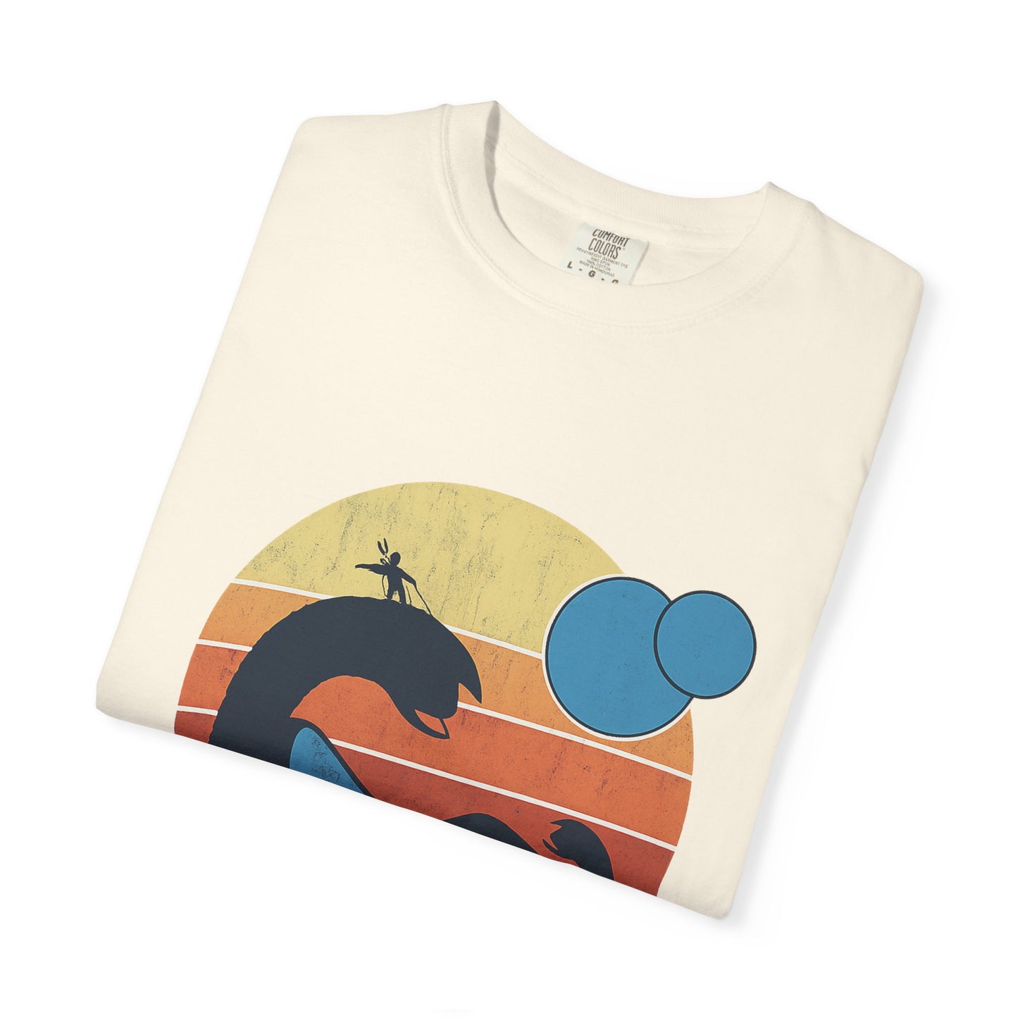 Surf Arrakis Unisex Garment-Dyed T-Shirt, Beach Tee, Summer Shirt, Gift for Surfers, Retro Style T-Shirt
